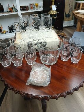 Antique Whiskey Set